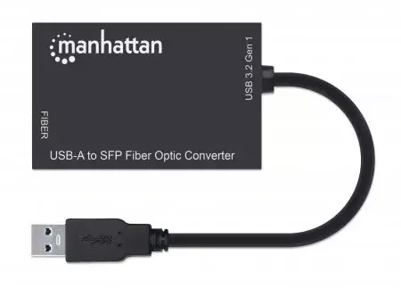MANHATTAN USB-A uz SFP optiskais pārveidotājs 152297 Photo 4