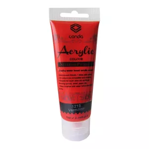 Akrila krāsa Grafitas Akrila 75 ml Vermilion Bright Red 1219