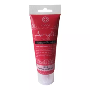 Akrila krāsa Grafitas Akrila 75 ml — Permanent Red (1228)