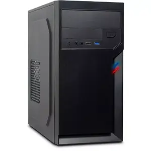 PC Case INTER-TECH IT-6502 Romea Micro Tower — Micro ATX, Black, top PSU, 2x3.5" + 3x2.5" bays, 120/80/92 mm fan support