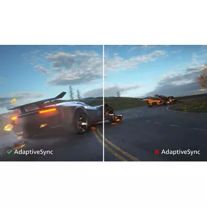 Viegli plūstoša darbība ar Adaptive-Sync tehnoloģiju