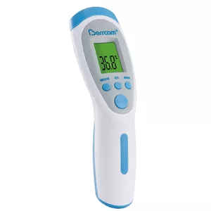 Berrcom JXB-182 digitālais ķermeņa temperatūras mērītājs Tālvadības termometrs Balts Piere Pogas