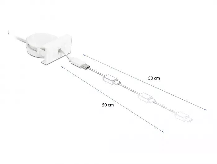 Выдвижной кабель DeLOCK Easy 45 USB 2.0 Photo 2