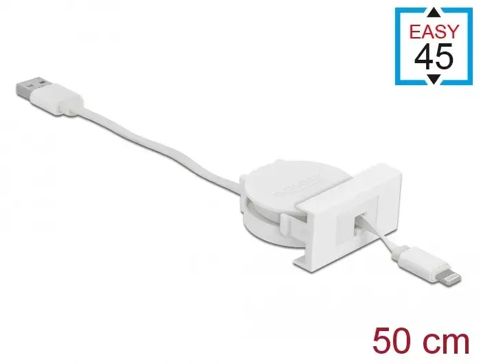 Cable DeLOCK Easy 45 Module USB 2.0 Retractable Photo 2