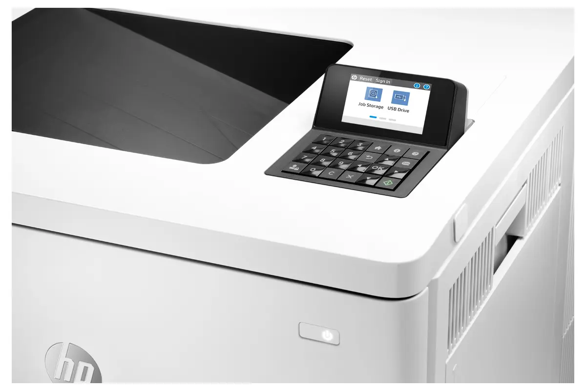 HP Color LaserJet Enterprise M554dn Color Laser Printer Photo 2