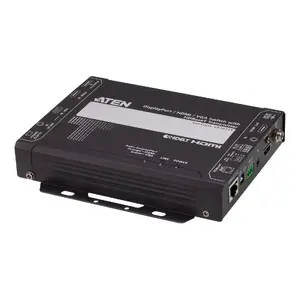 AV-передатчик ATEN DisplayPort/HDMI/VGA с HDBaseT, 4096×2160, до 100 м, проводной, чёрный