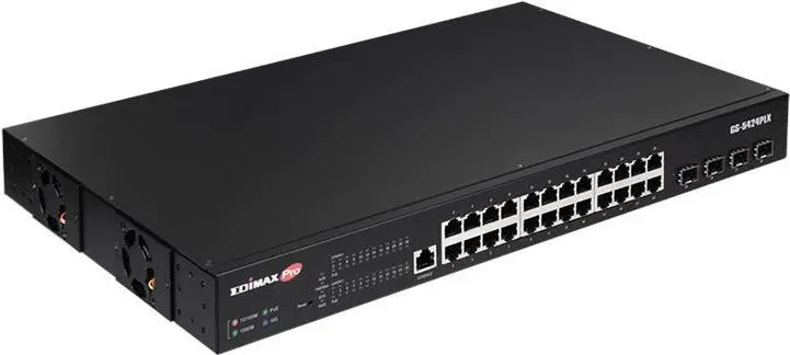 Pārvaldāms slēdzis Edimax GS-5424PLX 24-portu Gigabit