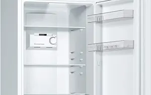 Fridge-freezer Bosch Serie 2 KGN33NWEB freestanding, 282 L total (193 L fridge, 89 L freezer), white, LED display, NoFrost