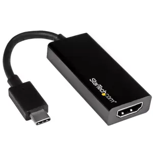 USB-C to HDMI adapter StarTech CDP2HD, USB 3.2 Gen 2 (Type-C male) to HDMI, 4K@30Hz, black, 0.12 m cable