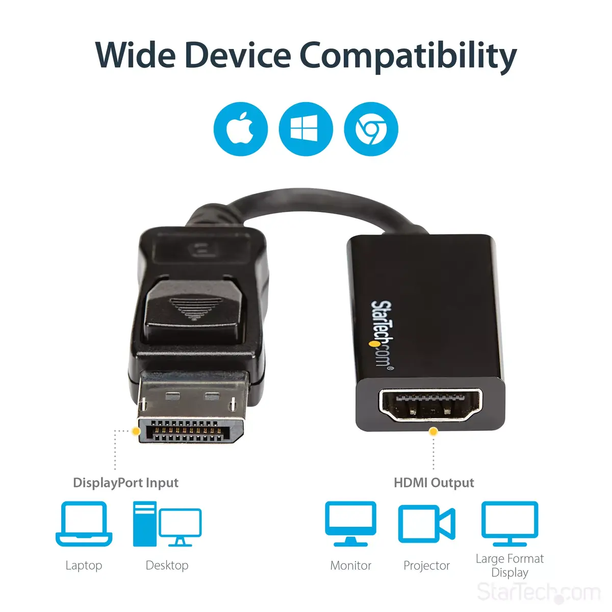 StarTech DP2HD4K60S DisplayPort uz HDMI adapters Photo 12