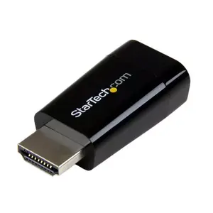 HDMI uz VGA adapteris StarTech kompakts 1920x1200/1080p, melns