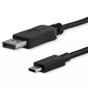 USB-C to DisplayPort 1.2 Cable 1 m (StarTech) — 4K@60Hz, HBR2, Thunderbolt 3 compatible