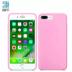 Aizmugures vāciņš Riff iPhone 7 Plus / 8 Plus — silikona plāns mīksts, rozā