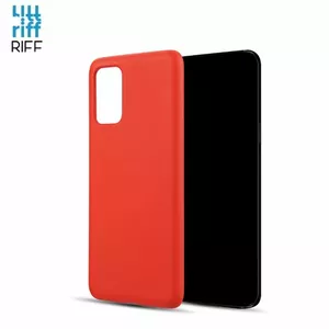 Задняя накладка Riff для Samsung S20 (G980) — тонкий мягкий силикон, красный