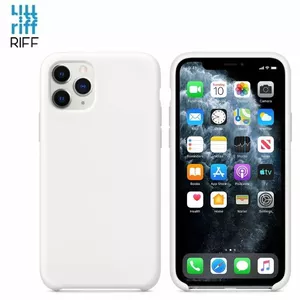 Задняя крышка Riff для Apple iPhone 11 Pro — тонкий мягкий силикон, белый
