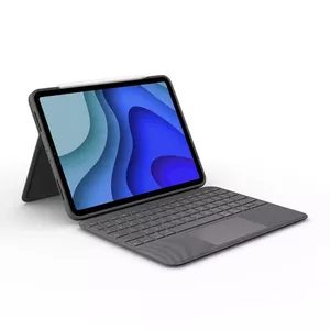 Logitech Folio Touch Серый Smart Connector QWERTY Международный UK