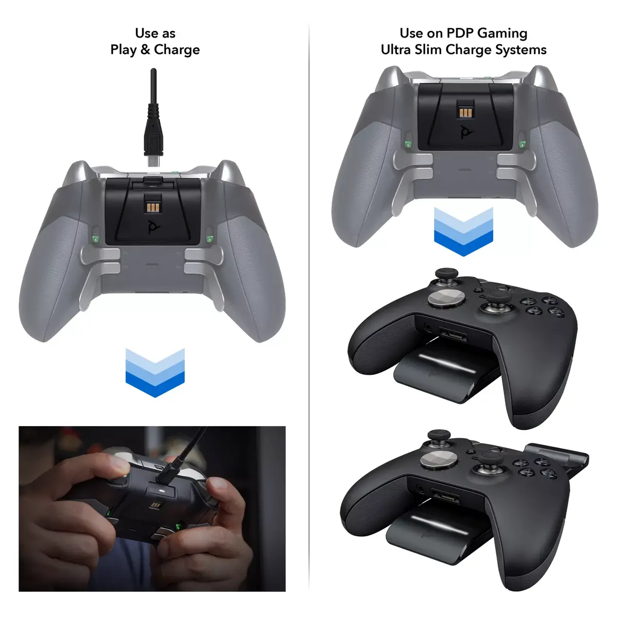 Аккумулятор для игрового контроллера PDP Gaming Play & Charge Kit Photo 11