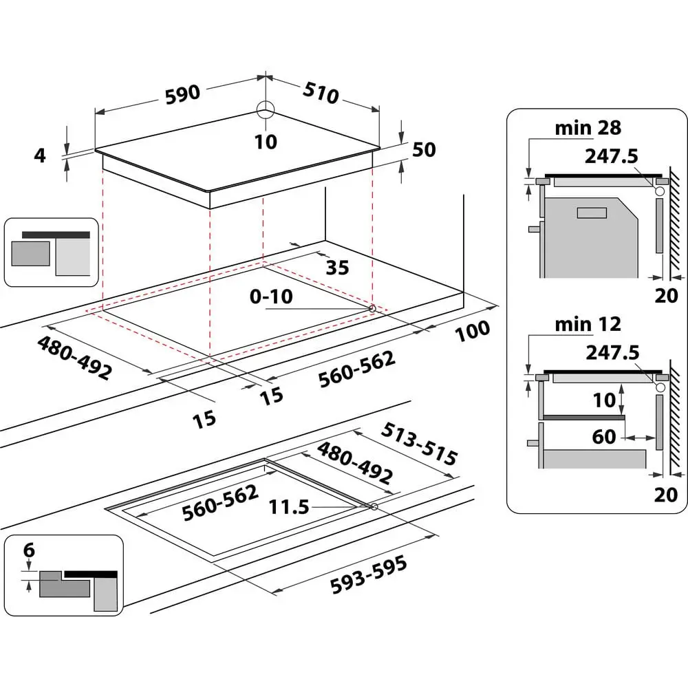 Индукционная варочная панель Whirlpool WLB6860NE/S Photo 21