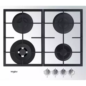 Whirlpool AKTL629/WH Built-in Gas Hob 4 Zones Rotary Control