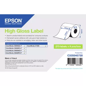 Self-adhesive printer label Epson C33S045730