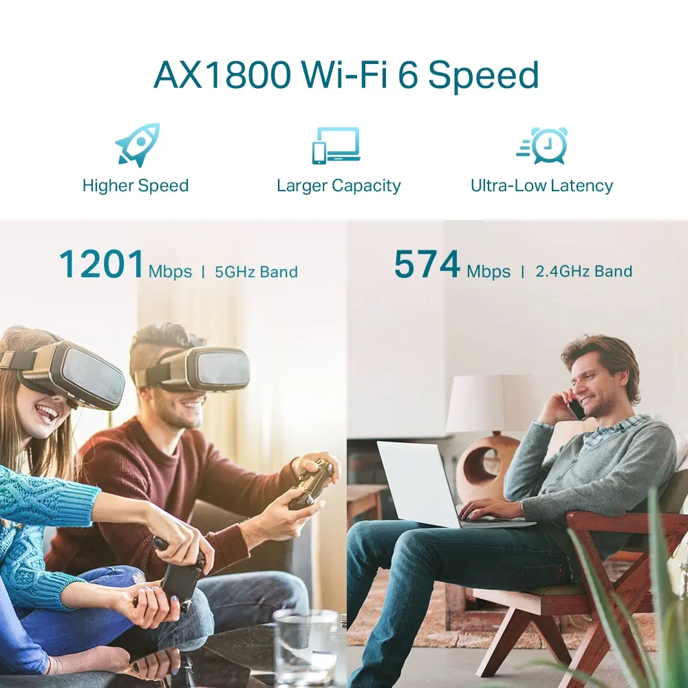 TP-Link AX1800 RE605X Wi-Fi atkārtotājs Photo 6
