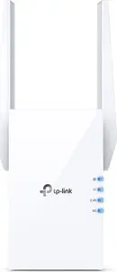 TP-Link AX1800 Wi-Fi Range Extender RE605X сетевой репитер с Wi-Fi 6 1201 Мбит/с гигабитным портом Ethernet и внешними антеннами