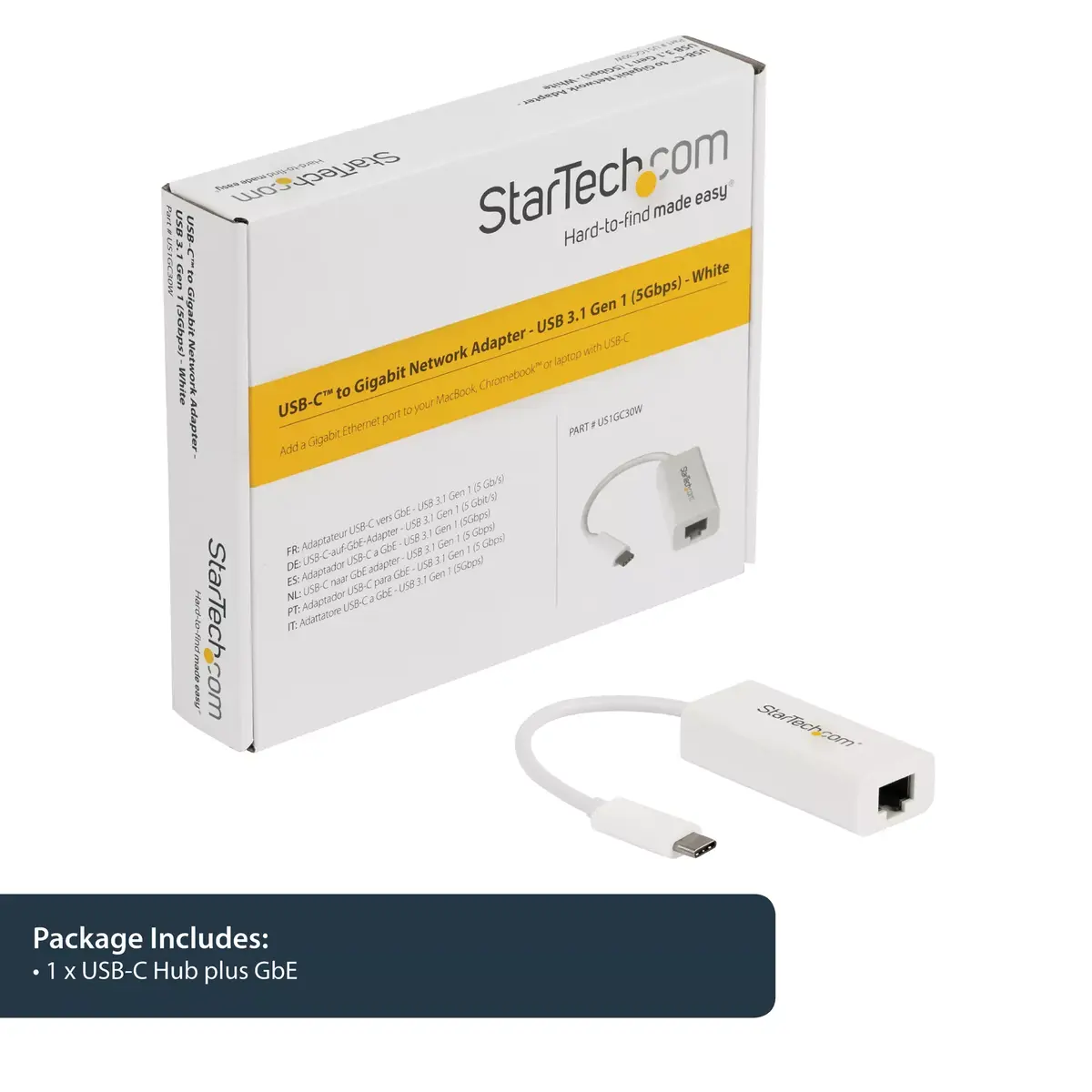 StarTech USB-C to Gigabit Network Adapter US1GC30W Photo 7