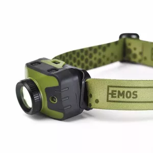 Налобный фонарь EMOS CREE LED Zoom 200 люмен, регулируемый луч, компактное hands-free освещение
