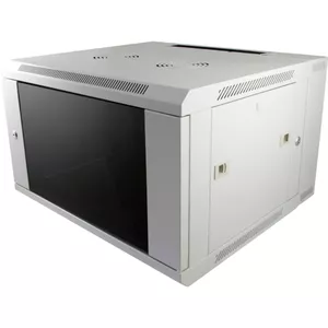 Rack cabinet ALLNET SMB6612 Grey 33 kg, server/network enclosure, compact floor cabinet