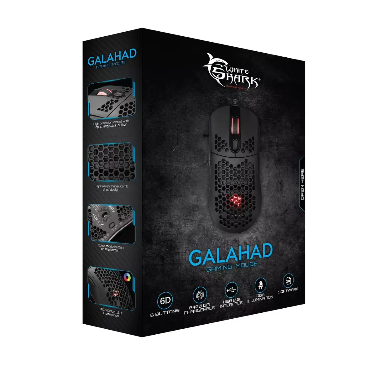 Мышь White Shark GALAHAD Photo 3