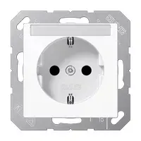 Розетка Type F Jung A 1520 BFNA WW, 16 A 250 V, белая, термопластик