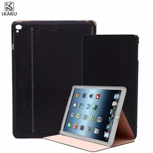 iKaku Eko-ādas Moderns &amp; Plāns Planšetdatora sāniski atverams maks priekš Samsung Galaxy Tab S7+ T970 / T976 Melns