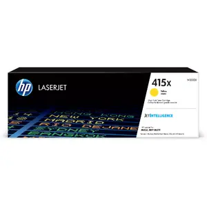 Картридж тонера HP 415X высокой ёмкости 3000 страниц жёлтый