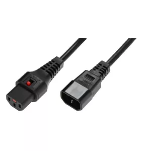 Power Cable Microconnect PC1003 Black 1.5m C13 C14