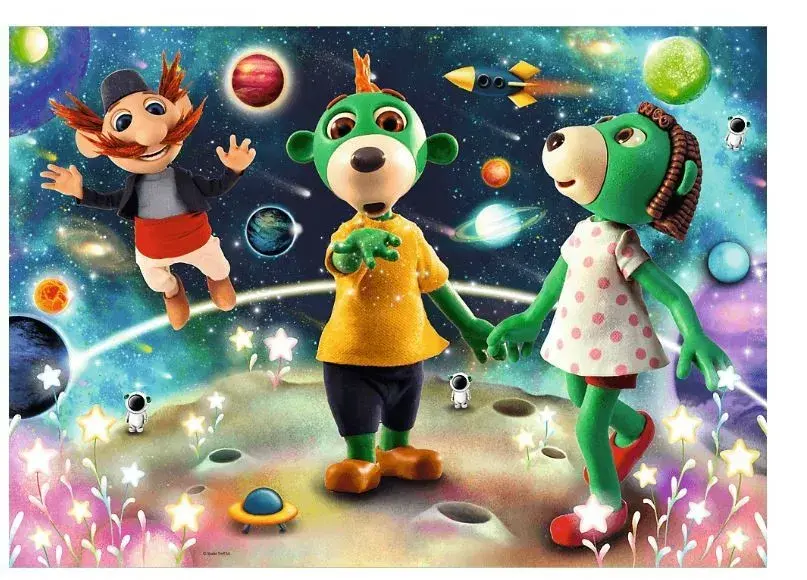 Пазл TREFL Puzzle Trefliki among the stars — 100 деталей Photo 3