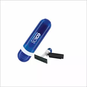 Карманная самонаполняемая печать COLOP Mini Pocket, индиго корпус, встроенная синяя штемпельная подушка