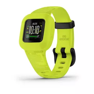 Наручный фитнес-трекер GARMIN vivofit jr. 3 Green — CR2025, 5 ATM, MIP сенсорный дисплей 112×112, запястье 130–175 мм