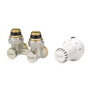 Santehnikas savienojums DANFOSS 013G6532 — montāžas fittings, krāsas: melna/bronza/metāliska/balta, svars 560 g