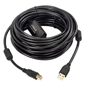 USB cable MicroConnect USBAB10B-ACTIVE 10 m USB 2.0 Type B to Type A, 480 Mbit/s, gold contacts, black