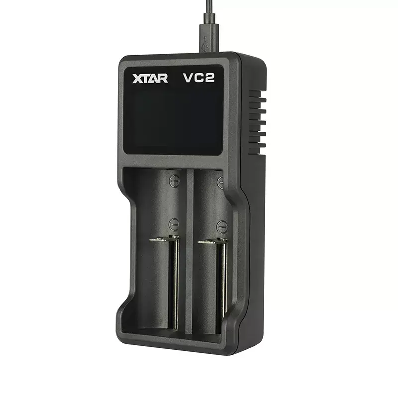Akumulatoru lādētājs XTAR VC2 — 2 vietas USB LCD Photo 5