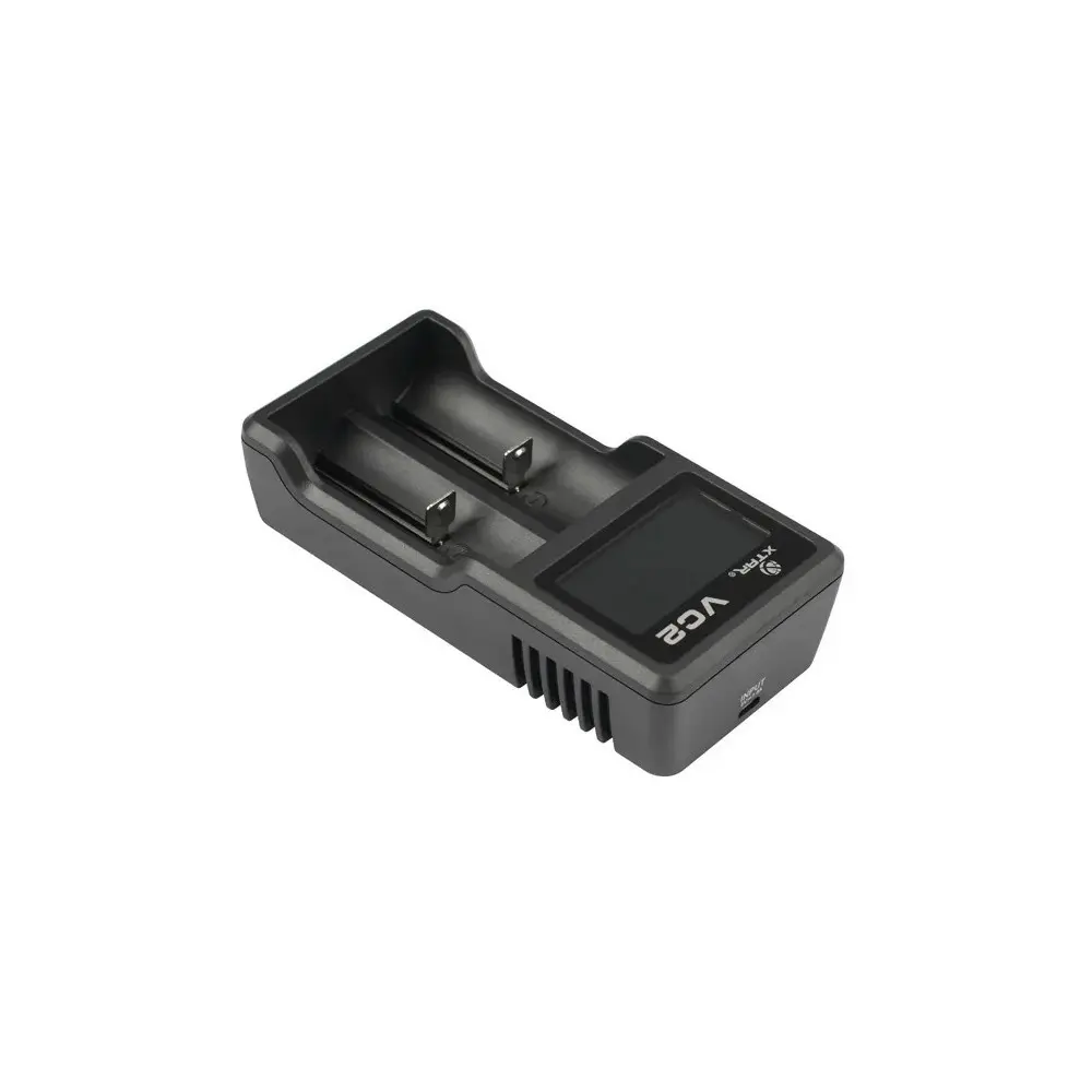 Akumulatoru lādētājs XTAR VC2 — 2 vietas USB LCD Photo 4