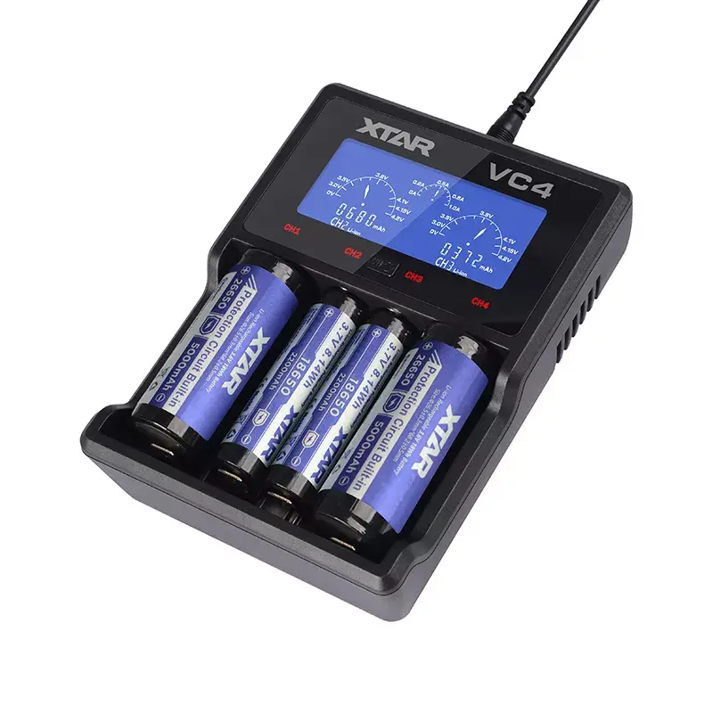 Battery charger XTAR VC4 USB for 4 batteries Photo 5