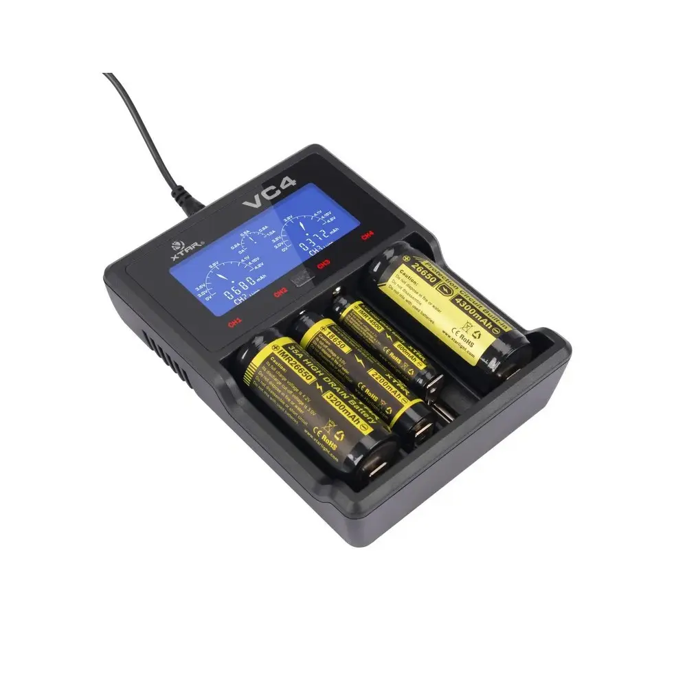 Battery charger XTAR VC4 USB for 4 batteries Photo 6