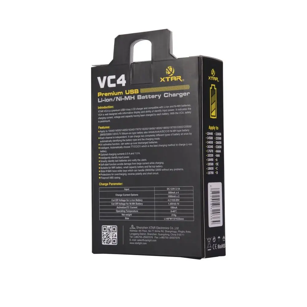 Battery charger XTAR VC4 USB for 4 batteries Photo 14