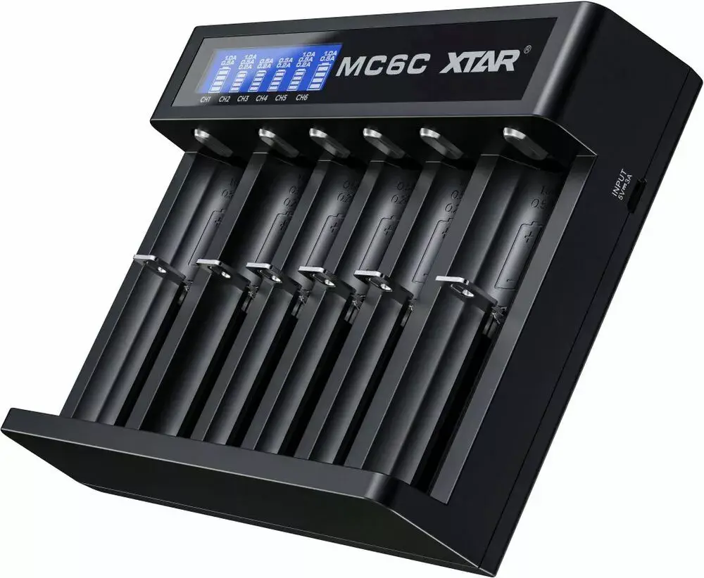 Зарядное XTAR MC6C для 18650 Li-ion Photo 3