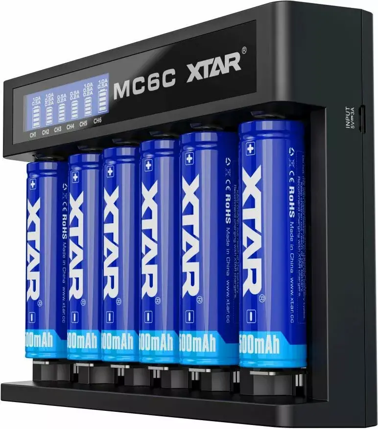 Зарядное XTAR MC6C для 18650 Li-ion Photo 9