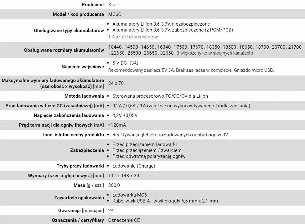 Зарядное XTAR MC6C для 18650 Li-ion Photo 10