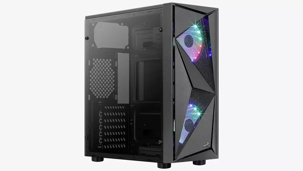 Компьютерный корпус Aerocool Glider Cosmo-A-BK-v2 Photo 2