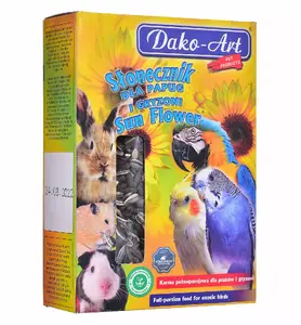 Barība putniem un grauzējiem Dako-Art Sun Flower — saulespuķu sēklas 250 g