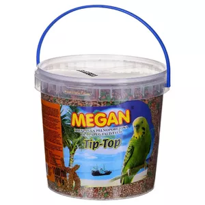 Корм для волнистых попугаев MEGAN (1 л) — зерновая смесь для неразлучников, 1 литр